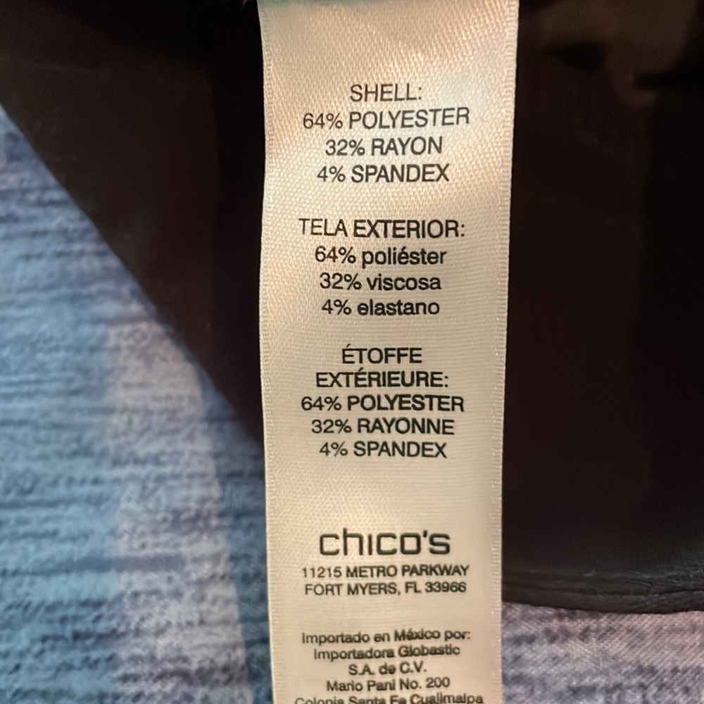 Chicos trousers. Size 0.5. Black - Picture 4 of 4
